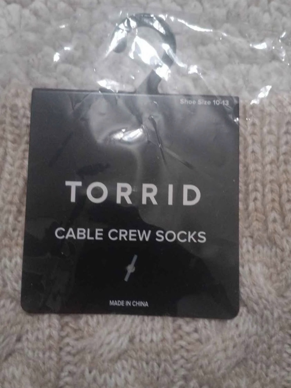 Socks - Cable Crew - Picture 2 of 3